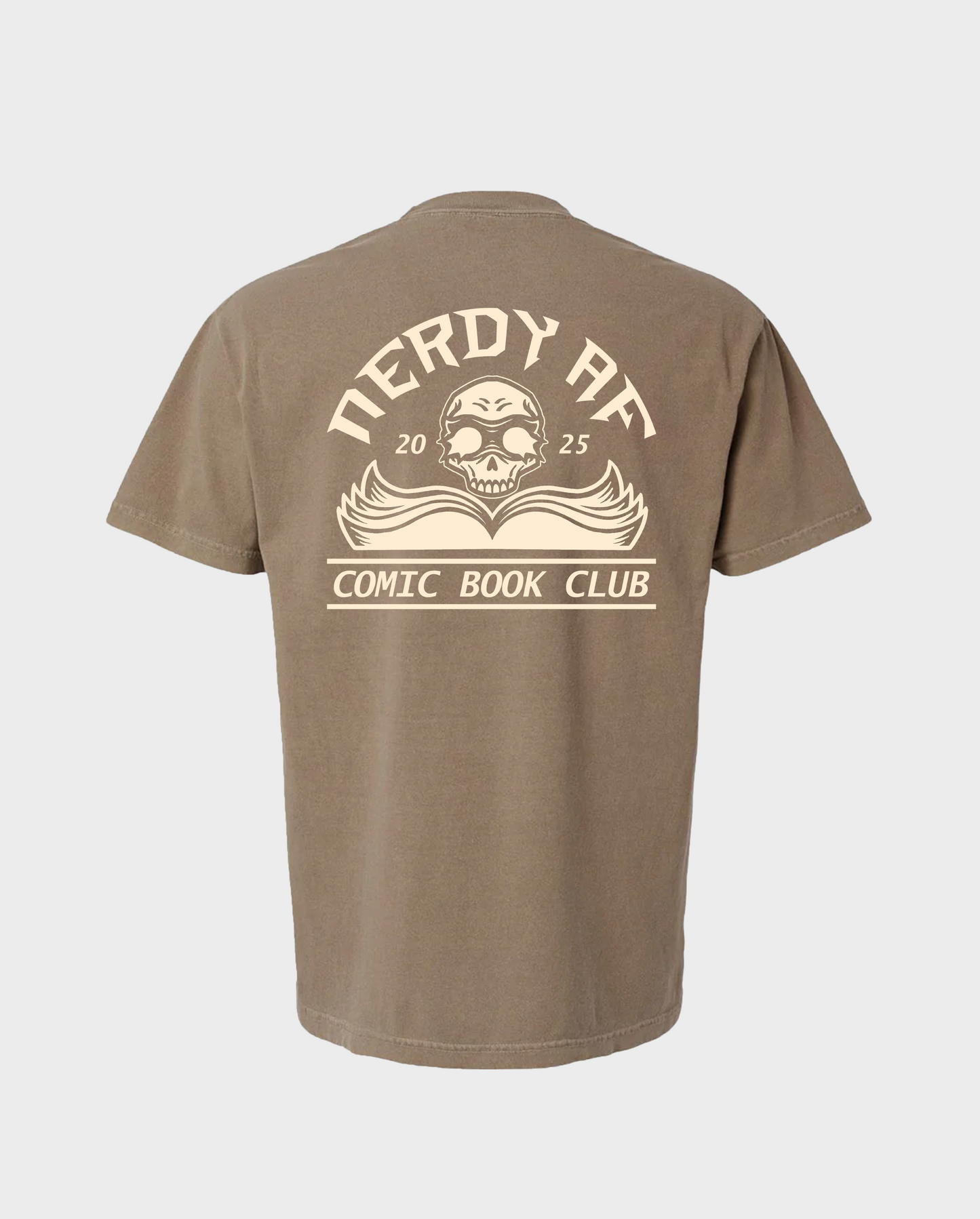 Nerdy AF Comic Book Club Tee