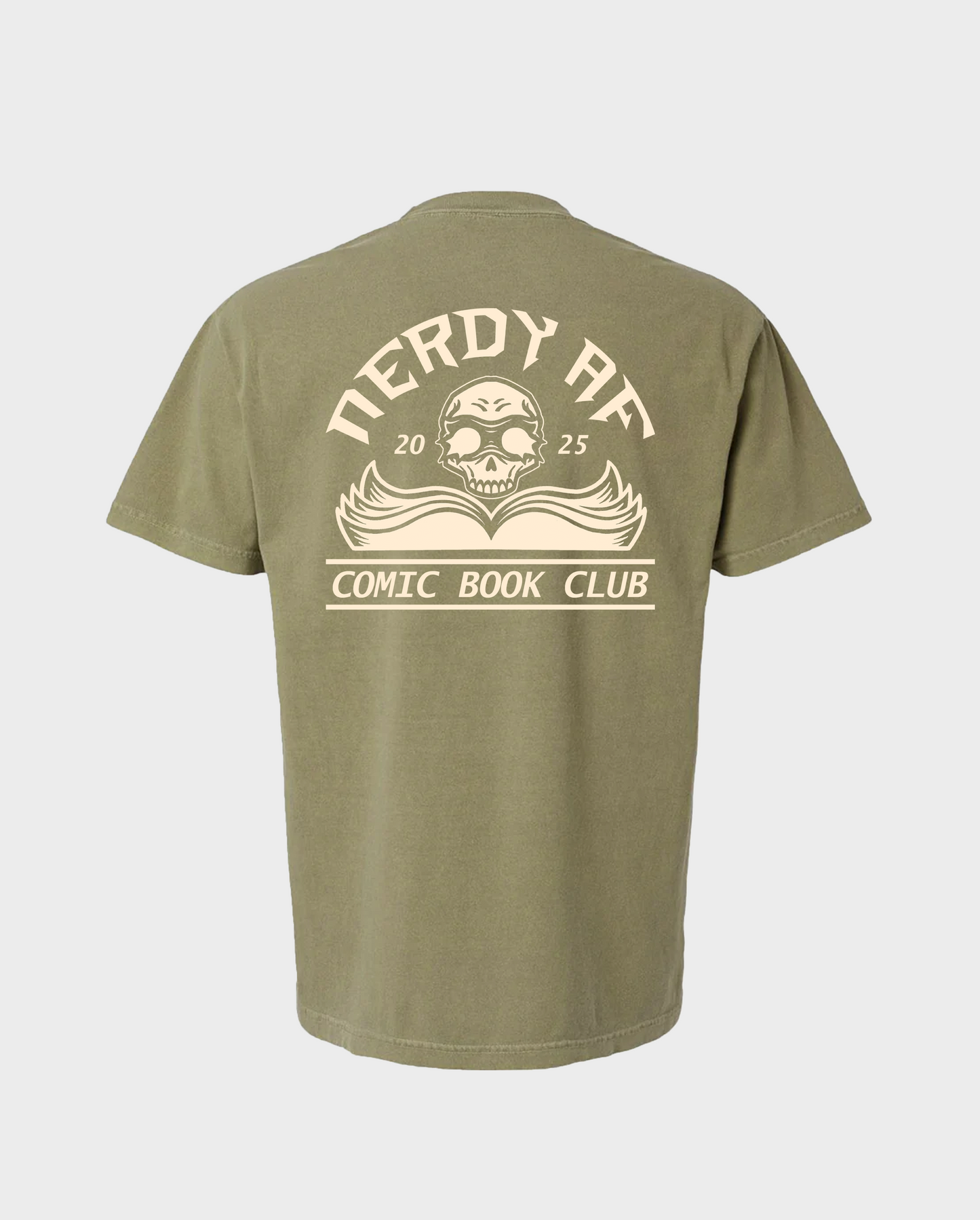 Nerdy AF Comic Book Club Tee