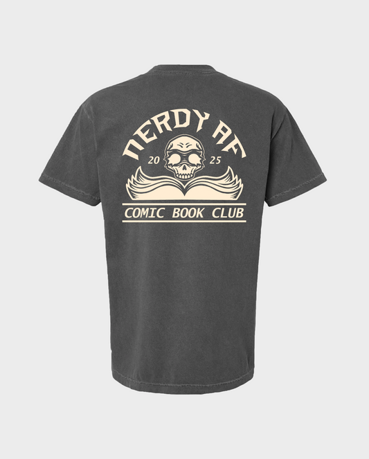 Nerdy AF Comic Book Club Tee