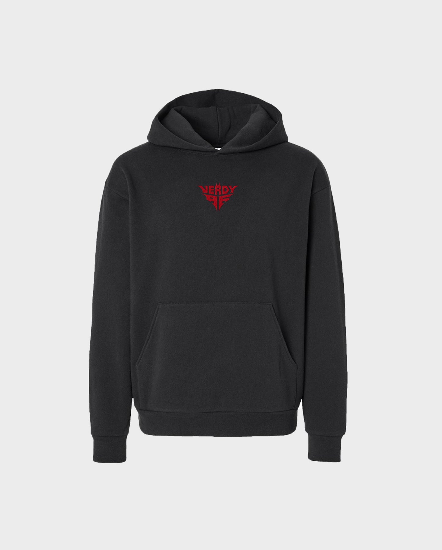 Nerdy AF Embroidered Bat Hoodie