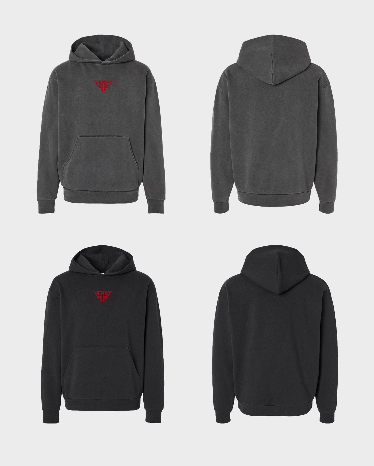 Nerdy AF Embroidered Bat Hoodie